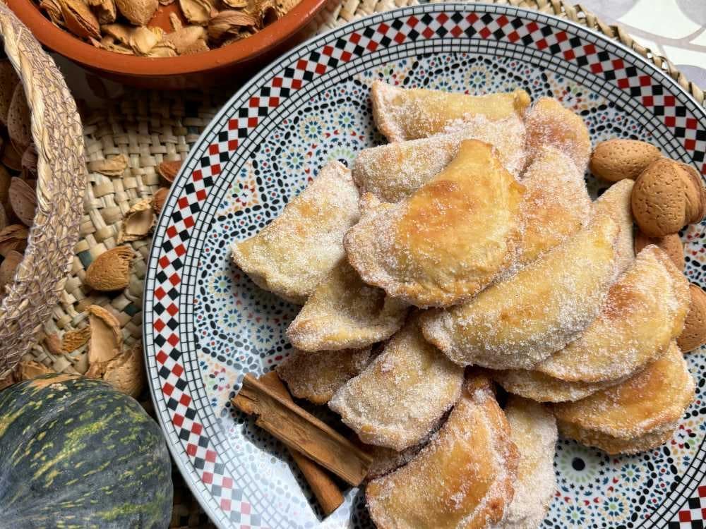 Pumpkin Jam and almonds empanadas