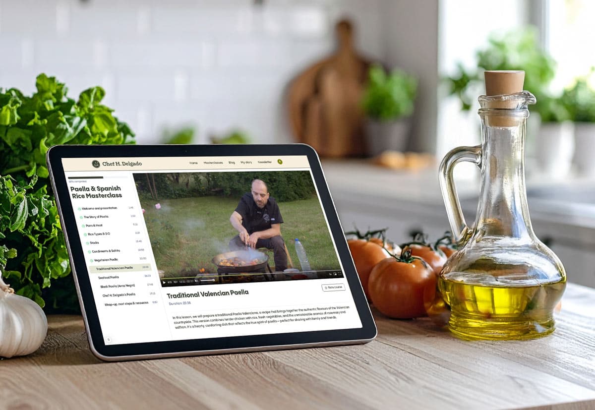 Chef H Delgado masterclass platform